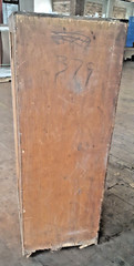 Antique 20 Drawer Lovely mitered Hardwood Wood Cabinet – USA -a