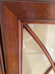 Thomasville MAHOGANY Georgian Collection BREAKFRONT CHINA CABINET / BOOKCASE