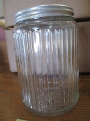 HOOSIER CABINET ORIGINAL TEA JAR LISTING LOT #7001