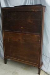 Antique Oak China or Curio Cabinet – Lion heads and claw feet