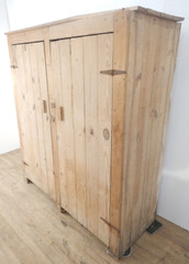 Large Vintage 1940’s Yellow Pine Canning Cupboard Cabinet