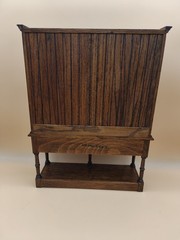 Vintage Apprentice Miniature Welsh Dresser With Handmade Wooden Accessories #1
