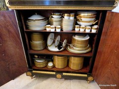 Stamped Vve SORMANI cabinet Furniture L XIV with 2 doors Boulle marquetry 19th