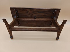Vintage Apprentice Miniature Dinning Table Handmade Wooden Accessories #2