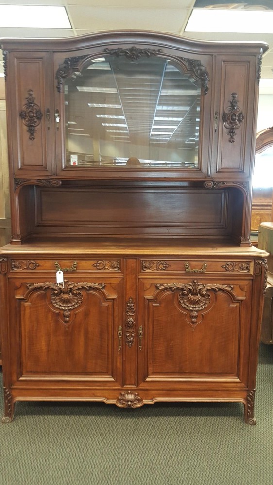Hand Carved French China Buffet