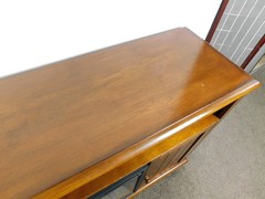 Used VG 57″ Wide Traditional Media Console Entertainment Center Fireplace Heater