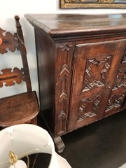 19TH C ITALIAN TUSCAN CHURCH VESTMENT CABINET