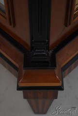69783: COLOMBO MOBILI Italian Biedermeier Style Curio Display Cabinet