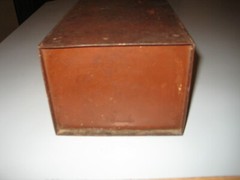 Vintage D.L. WARD COMPANY Philadelphia Counter Top Countertop FileBox 3 1/2″ x 5