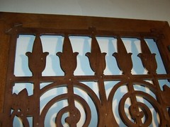 Vintage Faux Iron Gate Grape Clusters Wine Cabinet Door Only Wall Art Salvage