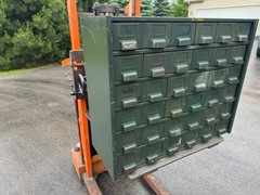 Vintage HOBART 36 Drawer Metal Industrial Parts Cabinet