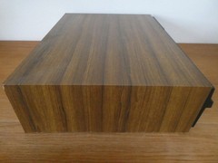 1970’S RETRO 3 DRAW SIDE BY SIDE 36 AUDIO CASSETT CABINET 39 X30 X 11 cm #C1692