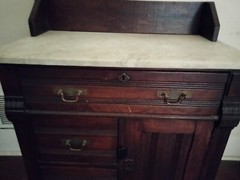 Abernathy Eastlake Antique Cabinets Rare 1880s Furniture Wash Stands Dry Sinks