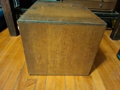 Antique Wood Oak Library Bureau Solemakers 9 Drawer Card Catalog File