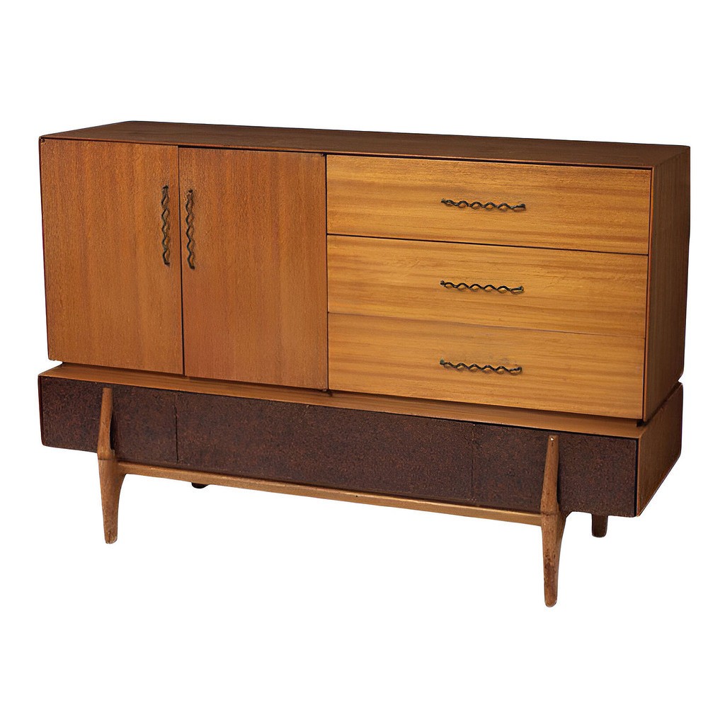 Rare Mid-century Mahogany 4066 Buffet/Credenza by John Keal for Brown Saltman