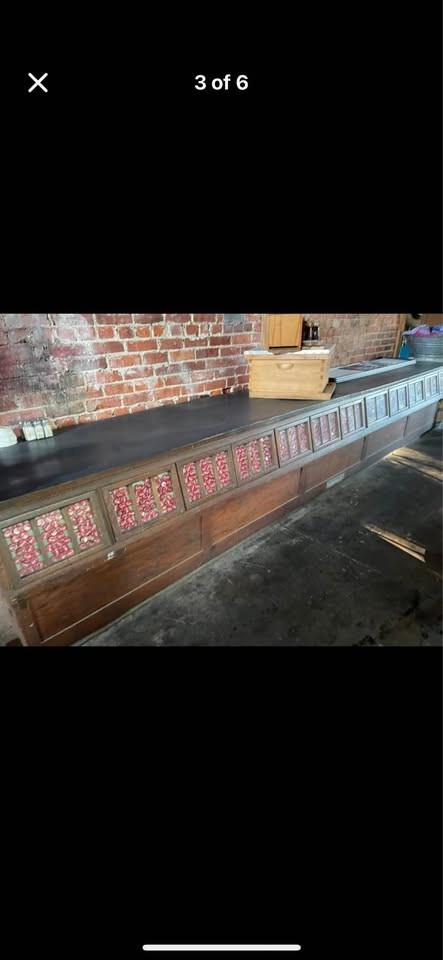 ANTIQUE GENERAL STORE / SEED CABINET / KITCHEN ISLAND / GENERAL STORE 16’