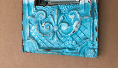 Decorative Vintage Old Salvage Tin Ceiling Shabby 11×23 Metal Mirror Old 154-25B