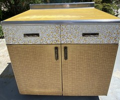 Vintage 50s Youngstown Metal Kitchen Base Cabinet 36″X36X24 Mid-Century