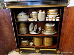 Stamped Vve SORMANI cabinet Furniture L XIV with 2 doors Boulle marquetry 19th