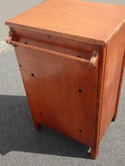 Antique Stickley Bros. Small Display Smokers Cabinet w Towel Rack One Drawer LH9
