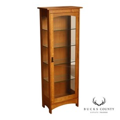 Stickley Mission Collection Oak Display Cabinet