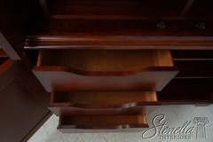 F65808EC: Mahogany Large 3 Section TV Entertainment Bookcase Unit