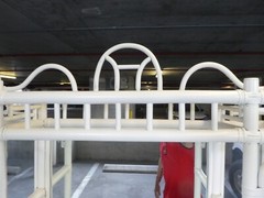 VINTAGE CHINESE CHIPPENDALE RATTAN ETAGERE, GREAT DESIGNER FARE