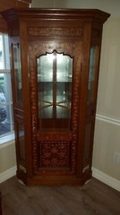 19th Century Marquetry Corner Cabinets with Museum Quality Inlay