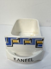 Dutch Delft Kaneel Spice Cabinet Labeled Drawer Antique Replacement Art Deco