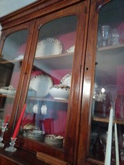 Mahogany English Breakfront, Antique