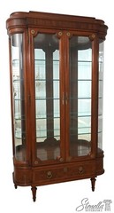 68119: KARGES French Louis XVI Walnut China Cabinet