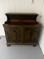 Vintage Hale furniture of Vermont copper lined dry sink
