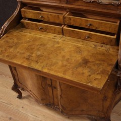 Trumeau wood furniture living room cabinet vitrine 20th century antique style