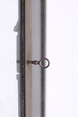 European 5 ft. Brass Free Standing Display Case