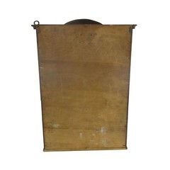 Kitchen Apothecary Medicine Bathroom Wall Cabinet Oak Beveled Glass Mirror Mid C