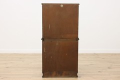 Art Deco Vintage Mahogany Medical Bath Cabinet, Hamilton #55261