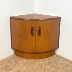 Mid Century G Plan Corner Cabinet.