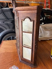 Decorative wall display cabinet, Dutch antique
