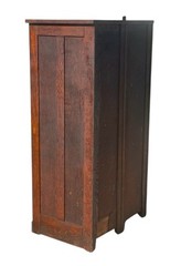 Antique Victorian Oak 26 Drawer Raised Panel Office File Cabinet by Cutler
