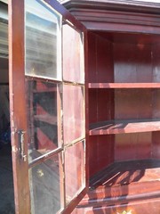 Antique Cherry 2 Piece Corner Cupboard Kitchen Cabinet Southern Pennsylvania