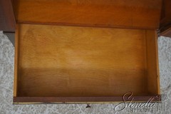 72737: French Style 2 Door 1 Drawer Marble Top Pot Cabinet