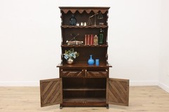 Spanish Vintage Carved Birch Kitchen or Bar Cabinet, Display #56203