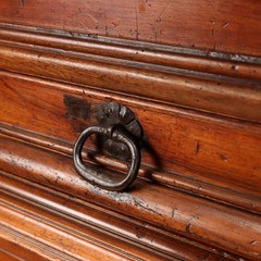 Antique Cupboard Walnut Double Top Provence XVIII Century