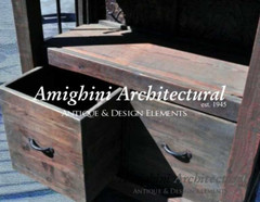 C – Italian Cabinet with Wrought Iron Inserts. 3554CA