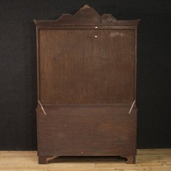 Dutch vitrine display cabinet bookcase furniture wood antique style 20th cent