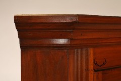 Antique American Walnut Corner Cabinet