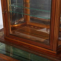 Antique French Louis XVI Gilt Wood & Ormolu Vitrine c1920