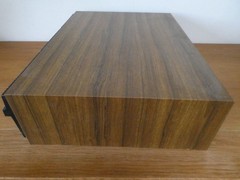 1970’S RETRO 3 DRAW SIDE BY SIDE 36 AUDIO CASSETT CABINET 39 X30 X 11 cm #C1692