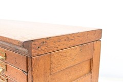 Antique . Library Bureau SoleMakers Oak Wood File Cabinet 24 Drawer Apothecary