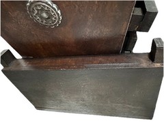 Antique Hindu Asian 8 Drawer Solid Wood Metal Spice (Jewelry) Cabinet Organizer